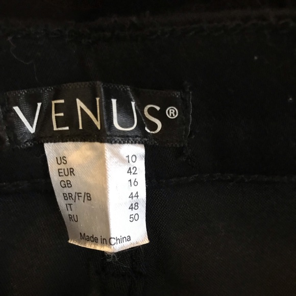 Sz 10 Venus Jeans | Black & Mint Green | NWOT | Skinny - Picture 8 of 9
